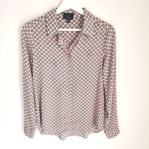 Lumiere Patterned Blouse Size S